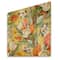Designart - Blooming White and Orange Tulips I - Traditional Print on Natural Pine Wood